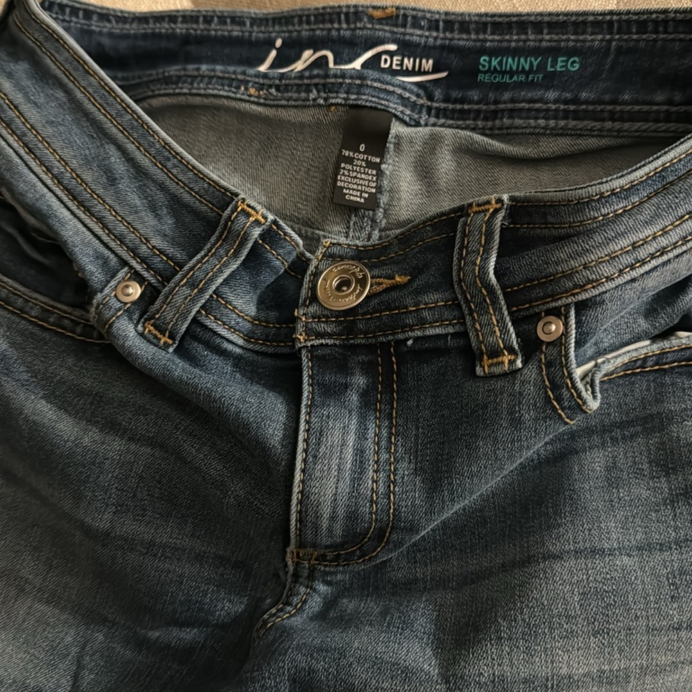 INC JEAN BUNDLE. 3 PAIRS. SIZE 0 - Picture 10 of 12